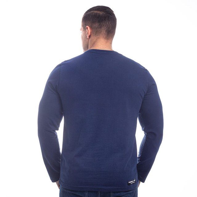 Navy blue longsleeve "basic"-4