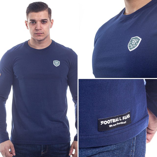 Navy blue longsleeve "basic"-5